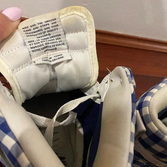 NIKE ‼️VINTAGE‼️DUNK HIGH SKINNY MIDNIGHT PLAID / Size 6 - Picture 10 of 10